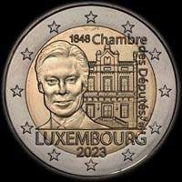 Luxembourg 2023 - 175 ans de la Chambre des Dputs et de la 1re Constitution - 2 euro commmorative