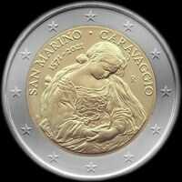 Saint-Marin 2021 - 450 ans de la naissance de Caravage - 2 euro commémorative