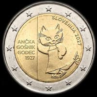 Slovénie 2027 - 100 ans de Ančka Gošnik Godec - 2 euro commémorative