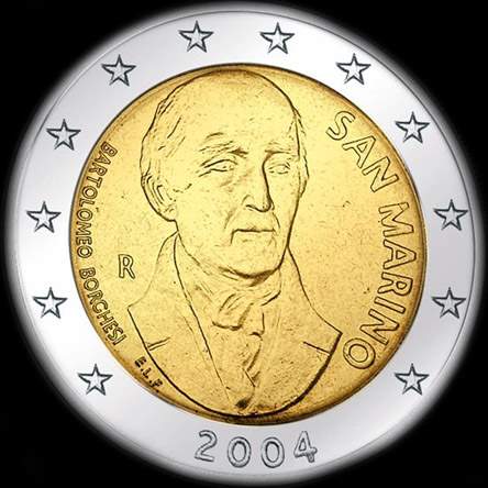 Saint-Marin 2004 - Bartolomeo Borghesi - 2 euro comm�morative