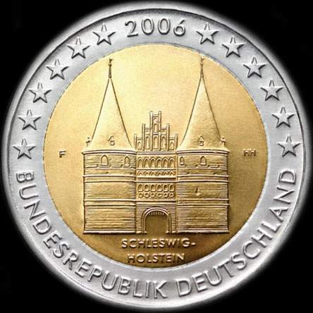 Allemagne 2006 - Schleswig-Holstein - 2 euro comm�morative