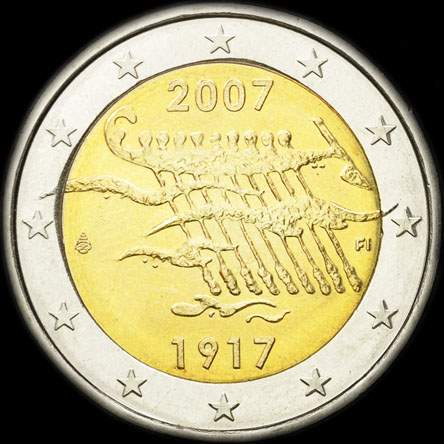 Finlande 2007 - 90 ans de l'Indépendance - 2 euro commémorative