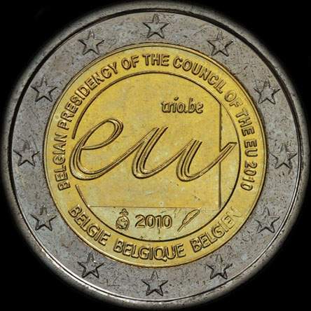 Belgique 2010 - Pr�sidence de l'UE - 2 euro comm�morative