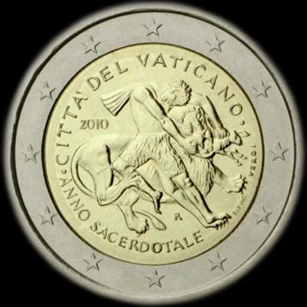 Vatican 2010 - Ann�e Sacerdotale - 2 euro comm�morative