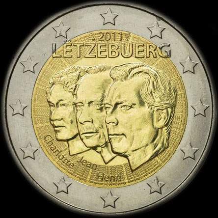 Luxembourg 2011 - 50 ans de la nomination de Jean au titre de Lieutenant-Repr�sentant du Grand-Duc - 2 euro comm�morative