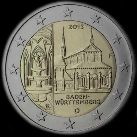 Allemagne 2013 - Bade-Wurtemberg: Monast�re de Maulbronn - 2 euro comm�morative