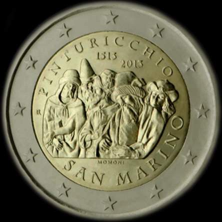 Saint-Marin 2013 - 500 ans de la mort de Pinturicchio - 2 euro comm�morative