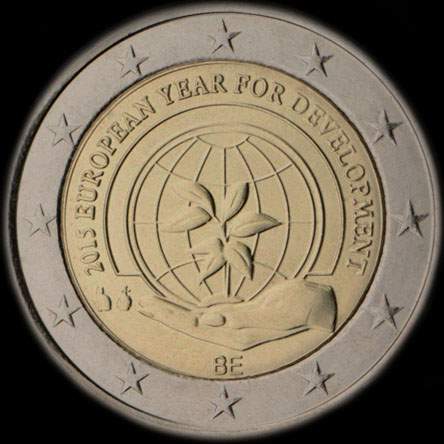 Belgique 2015 - Ann�e Europ�enne du D�veloppement - 2 euro comm�morative