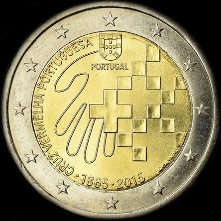 Portugal 2015 - 150 ans de la Croix-Rouge Portugaise - 2 euro comm�morative