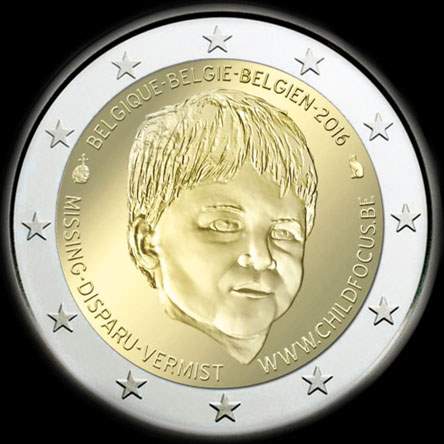 Belgique 2016 - 20 ans de la Fondation Child Focus - 2 euro commémorative