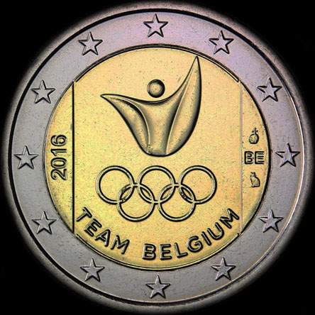 Belgique 2016 - Jeux Olympiques de Rio de Janeiro - 2 euro commémorative