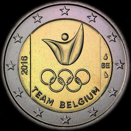 Belgique 2016 - Jeux Olympiques de Rio de Janeiro - 2 euro comm�morative