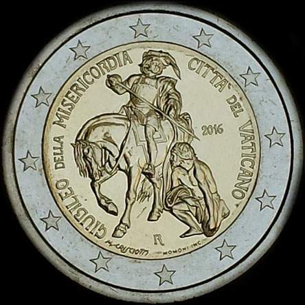 Vatican 2016 - Ann�e Sainte de la Mis�ricorde - 2 euro comm�morative