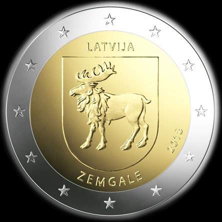 Lettonie 2018 - Région Zemgale (Sémigalie) - 2 euro commémorative