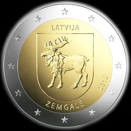 Lettonie 2018 - R�gion Zemgale (S�migalie) - 2 euro comm�morative