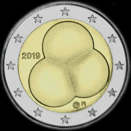 Finlande 2019 - 100 ans de la Constitution Finlandaise - 2 euro comm�morative
