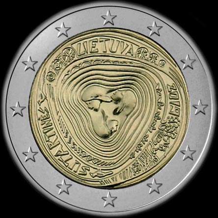 Lituanie 2019 - Les Sutartin�s (chants polyphoniques) - 2 euro comm�morative