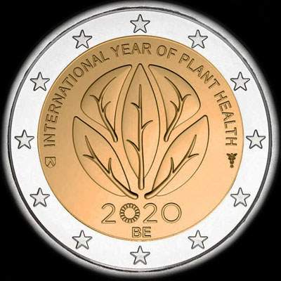 Belgique 2020 - Année Internationale de la Santé des Plantes - 2 euro commémorative