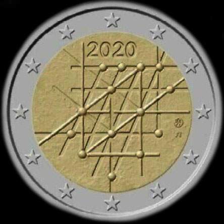 Finlande 2020 - 100 ans de l'Universit� de Turku - 2 euro comm�morative
