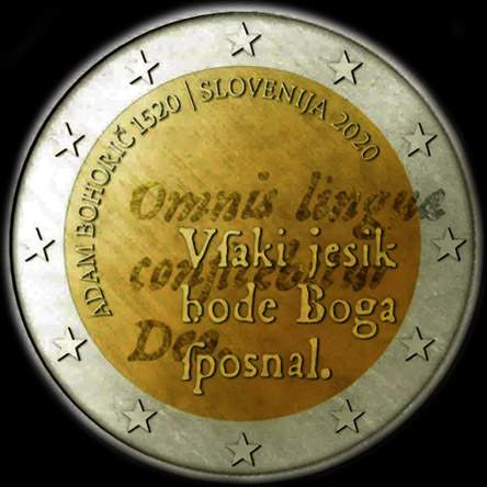 Slovénie 2020 - 100 ans de Adam Bohorič - 2 euro commémorative