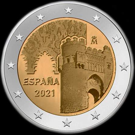 Espagne 2021 - Architecture Mud�jare d'Aragon - 2 euro comm�morative