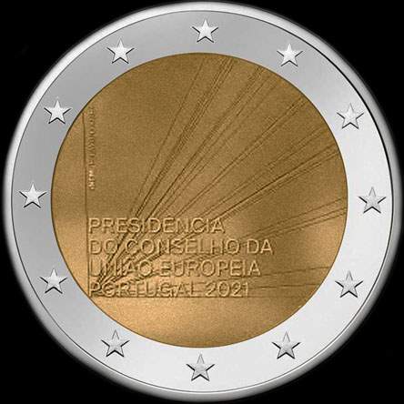 Portugal 2021 - Présidence du Conseil de l'UE - 2 euro commémorative