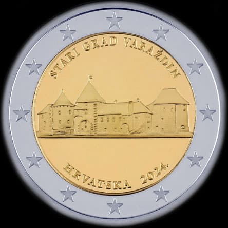 Croatie 2024 - Vieille ville de Vara&zcaron;din - 2 euro comm�morative