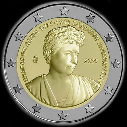 Gr�ce 2024 - 150 ans de P�n�lope Delta - 2 euro comm�morative