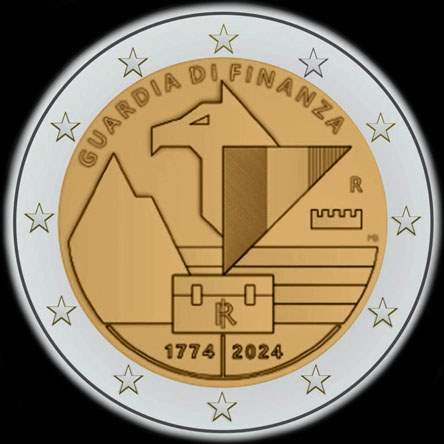 Italie 2024 - 250 ans de la Guardia di Finanza - 2 euro comm�morative