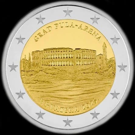 Croatie 2025 - Amphith��tre romain de Pula - 2 euro comm�morative