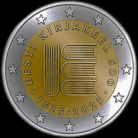 Estonie 2025 - 500 ans du language Estonien - 2 euro comm�morative