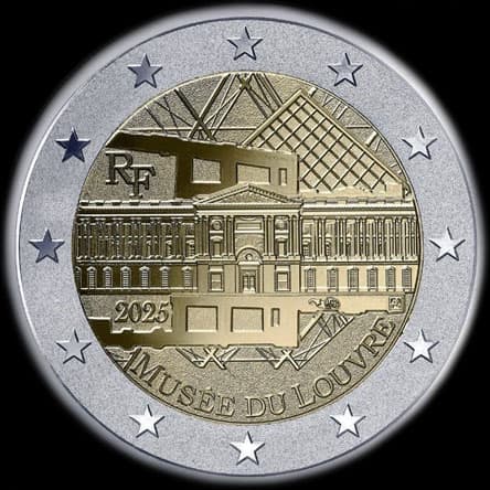 France 2025 - Mus�e du Louvre - 2 euro comm�morative