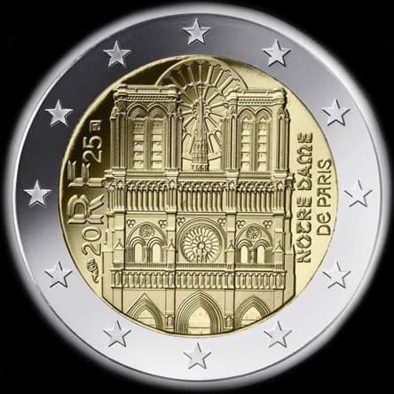 France 2025 - Notre-Dame de Paris - 2 euro comm�morative