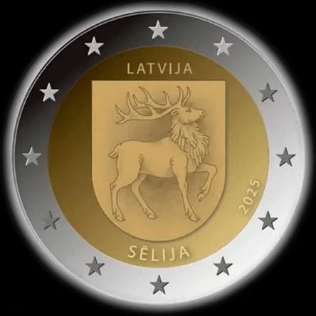 Lettonie 2025 - R�gion de S�lija - 2 euro comm�morative