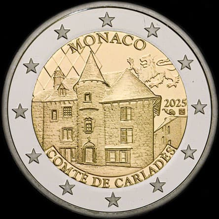 Monaco 2025 - Comt� de Carlad�s - 2 euro comm�morative