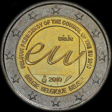 Belgique 2010 - Pr�sidence de l'UE - 2 euro comm�morative