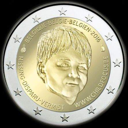 Belgique 2016 - 20 ans de la Fondation Child Focus - 2 euro comm�morative