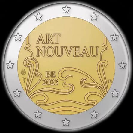 Belgique 2023 - Art Nouveau - H�tel Van Eetvelde - 2 euro comm�morative