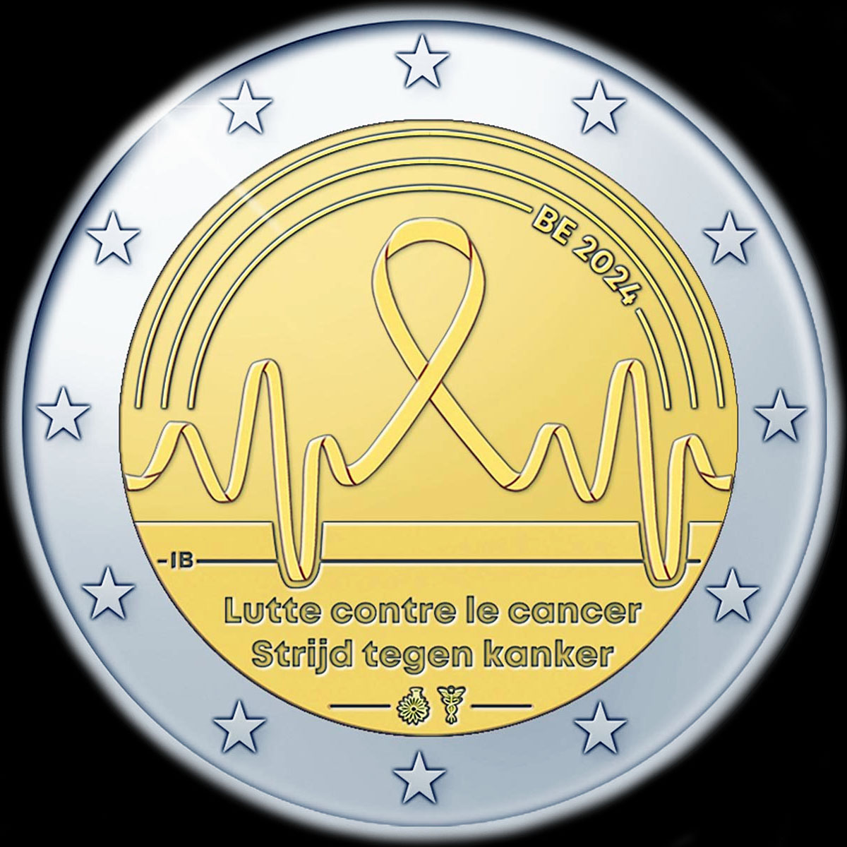 Belgique 2024 - Lutte contre le Cancer - 2 euro comm�morative