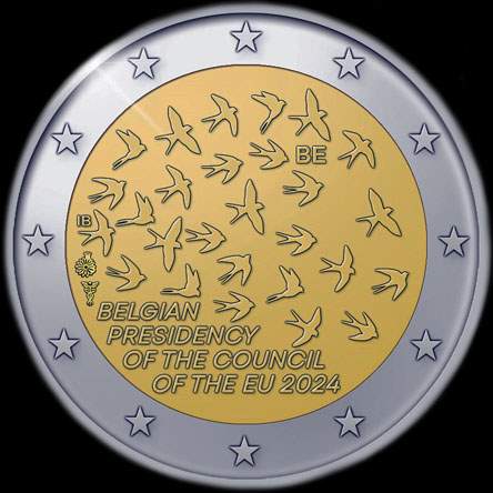Belgique 2024 - Pr�sidence du Conseil de l'UE - 2 euro comm�morative