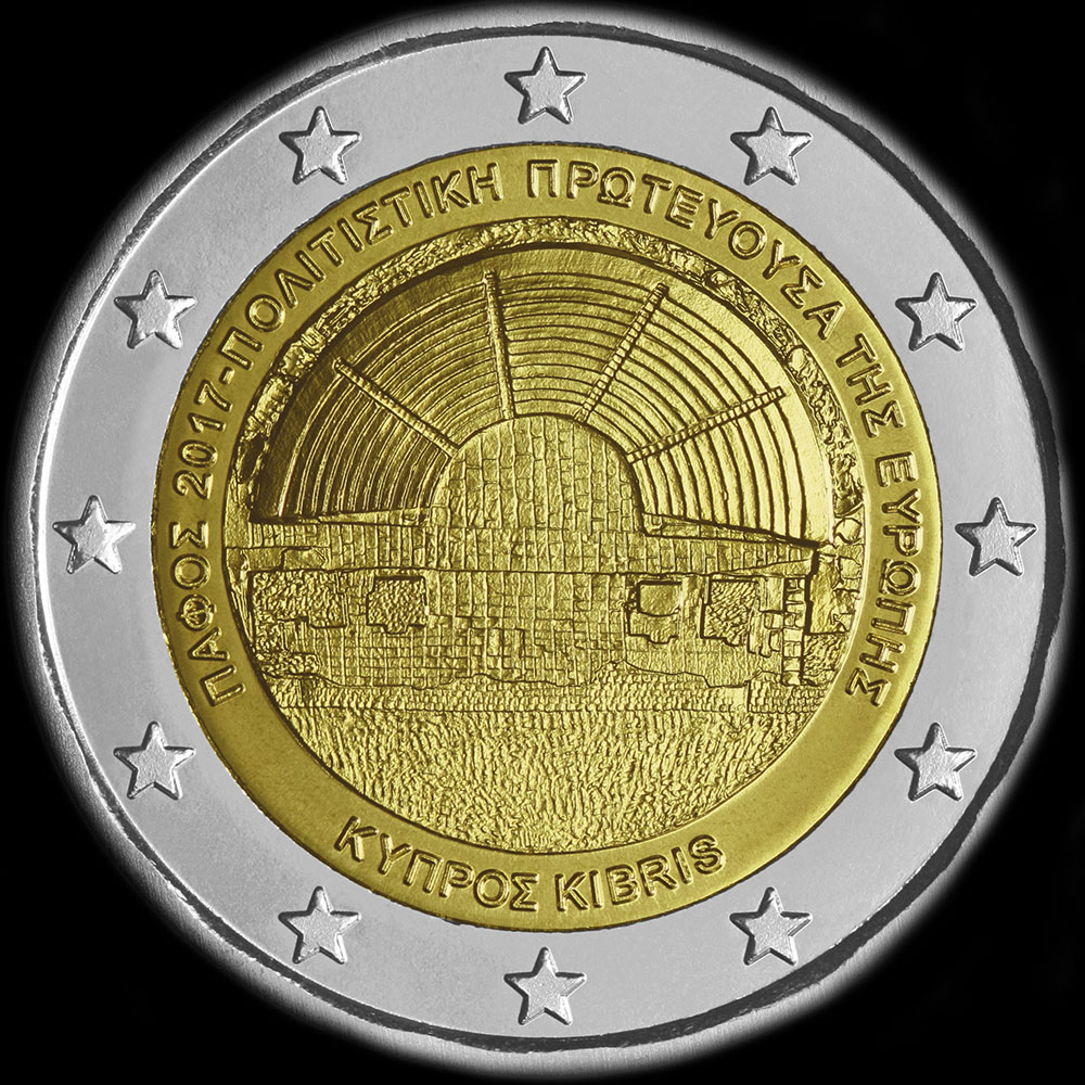 Chypre 2017 - Paphos Capitale Europ�enne de la Culture - 2 euro comm�morative