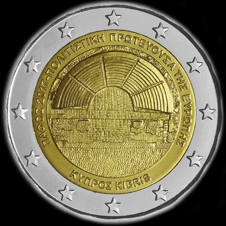 Chypre 2017 - Paphos Capitale Europ�enne de la Culture - 2 euro comm�morative