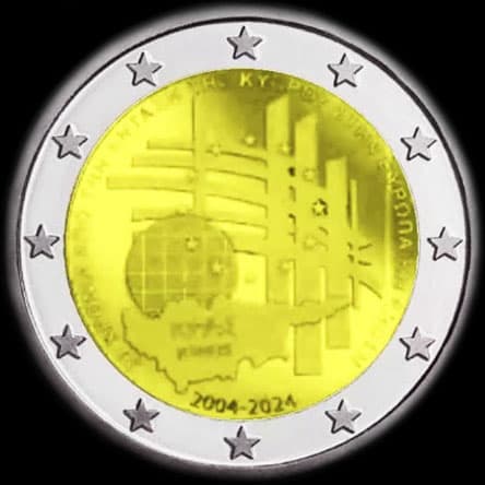 Chypre 2024 - 20 ans de l'adh�sion � l'UE - 2 euro comm�morative