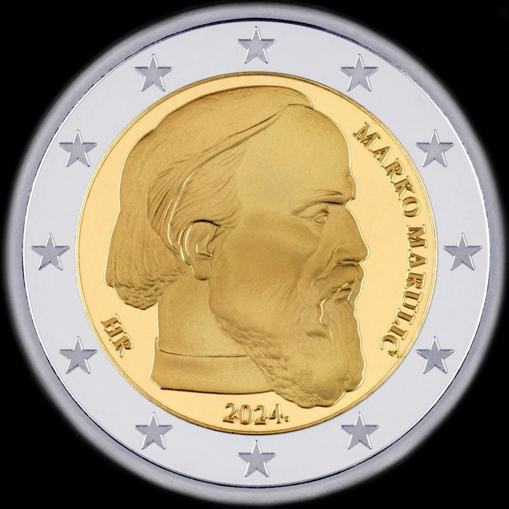 Croatie 2024 - 500 ans de la mort de Marko Maruli&cacute; - 2 euro comm�morative
