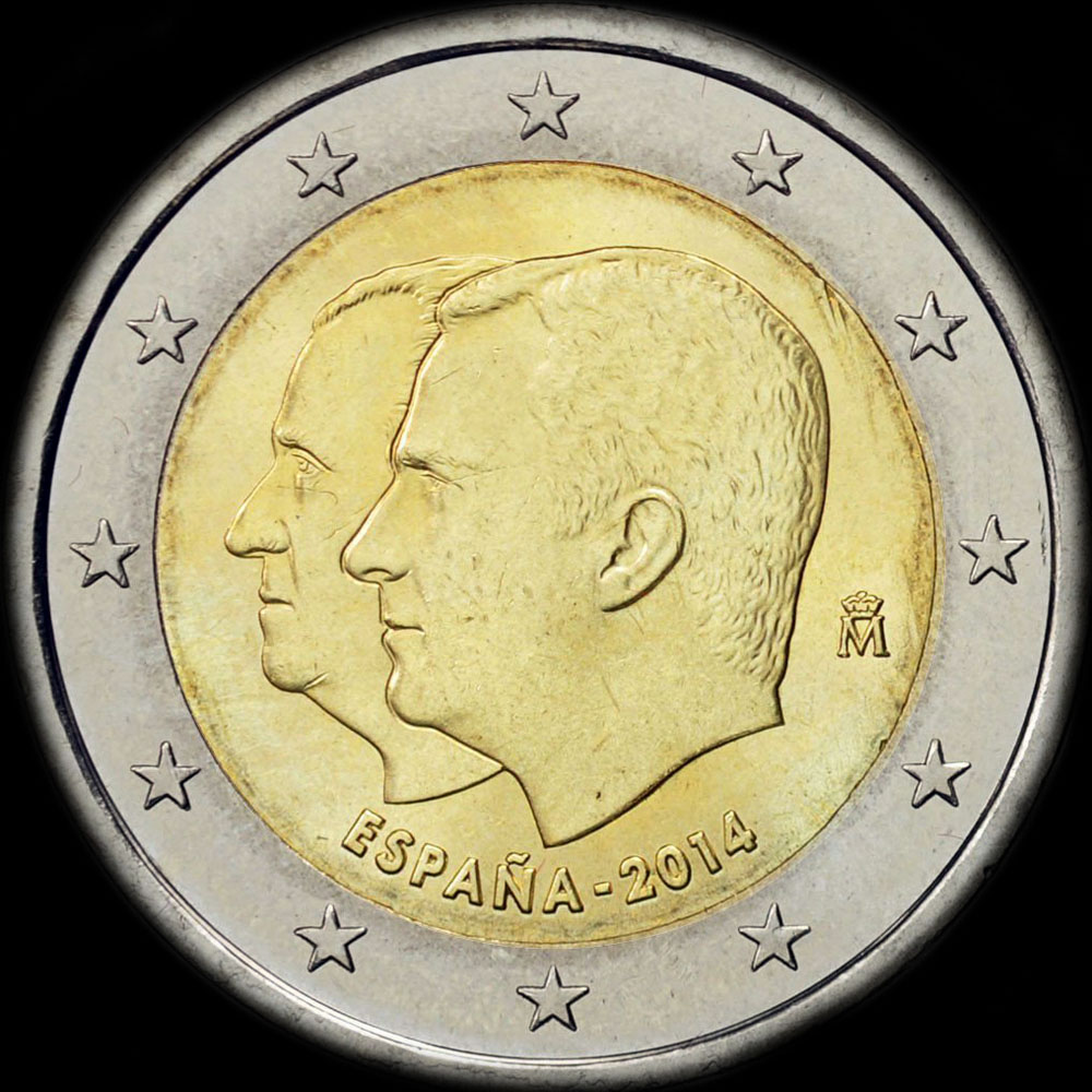 Espagne 2014 - Proclamation de Felipe VI comme roi d'Espagne - 2 euro commémorative