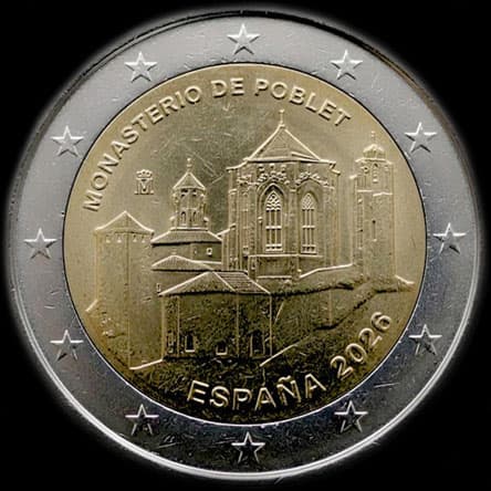 Espagne 2026 - Monast�re de Poblet - 2 euro comm�morative