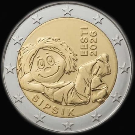 Estonie 2026 - Sipsik - 2 euro comm�morative