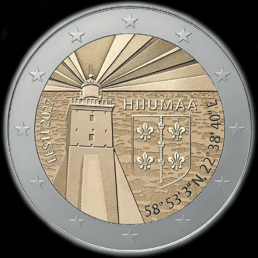 Estonie 2027 - Comt� de Hiiumaa - 2 euro comm�morative