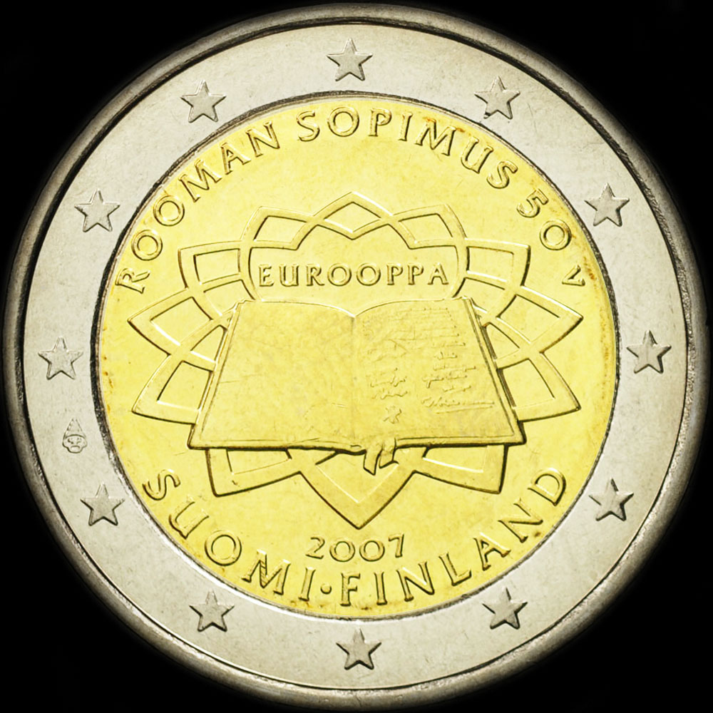 Finlande 2007 - 50 ans du Traité de Rome - 2 euro commémorative