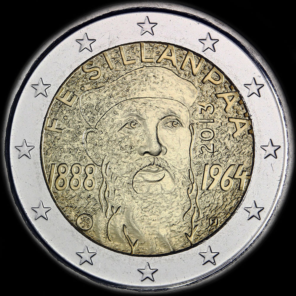 Finlande 2013 - 125 ans de Frans Eemil Sillanpää - 2 euro commémorative